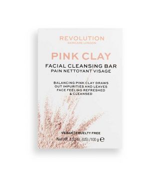 Revolution Skincare - Sabonete facial sólido Pink Clay