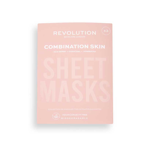 Revolution Skincare - Máscaras de 3 pacotes para pele combinada