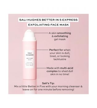 Revolution Skincare - *Sali Hughes* - Máscara Facial Better in 5 Express Exfoliating Mask