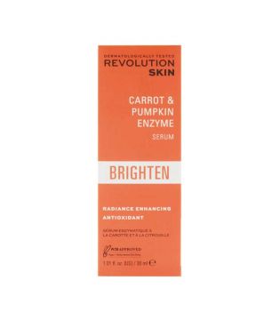 Revolution Skincare - Brightening Face Serum Brighten - Extrato de Cenoura e Enzima de Abóbora