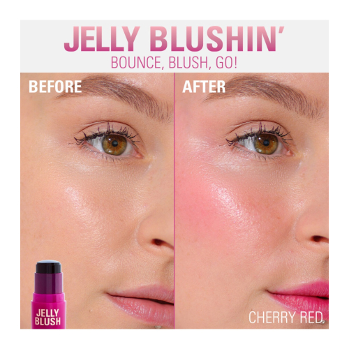 Revolution - Jelly Lip e Cheek Tint Jelly Blush - Cherry Red