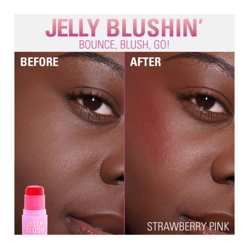 Revolution - Jelly Lip e Cheek Tint Jelly Blush - Strawberry Pink