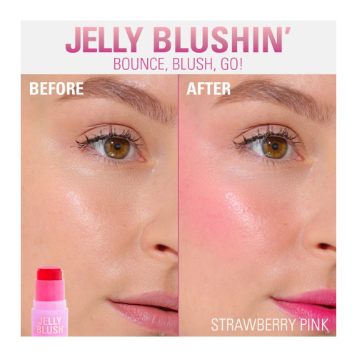 Revolution - Jelly Lip e Cheek Tint Jelly Blush - Strawberry Pink