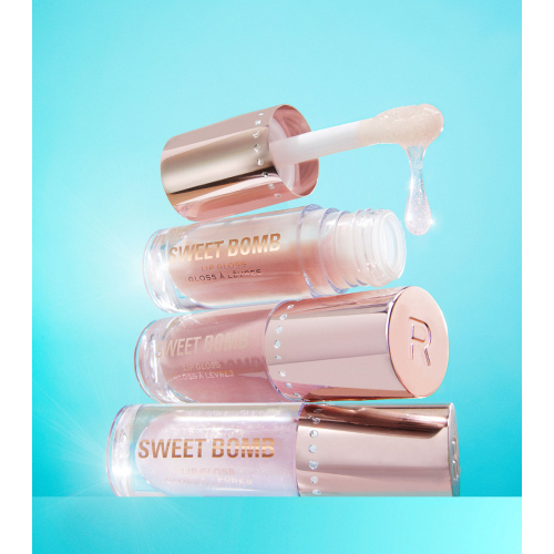 Revolution - *Y2K Baby* - Brilho labial Sweet Bomb - Candyfloss Pink Glitter