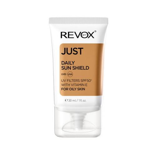 Revox - *Just* - Protetor solar diário SPF50+ com vitamina E para pele oleosa