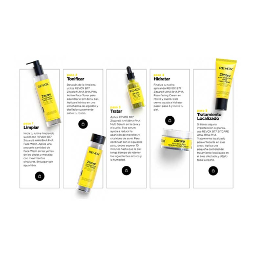 Revox - *Zitcare* - Tônico facial AHA BHA PHA