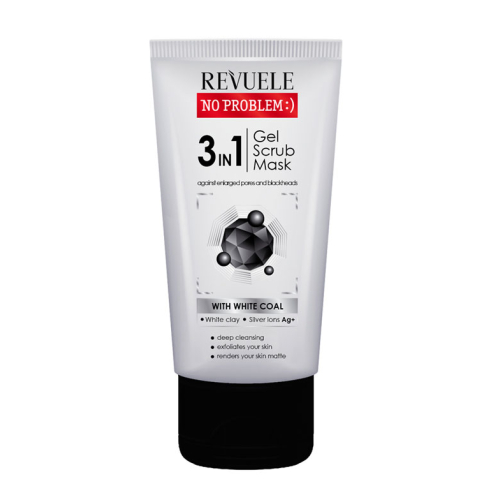 Revuele- Máscara de Gel, esfoliante, 3 em 1 No problem