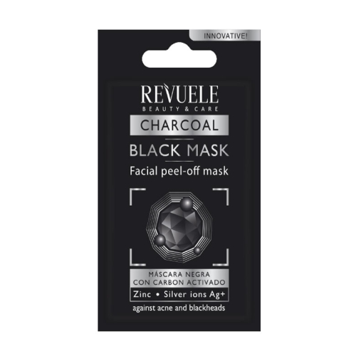 Revuele - Retire a máscara facial preta de carvão ativado (15 ml)
