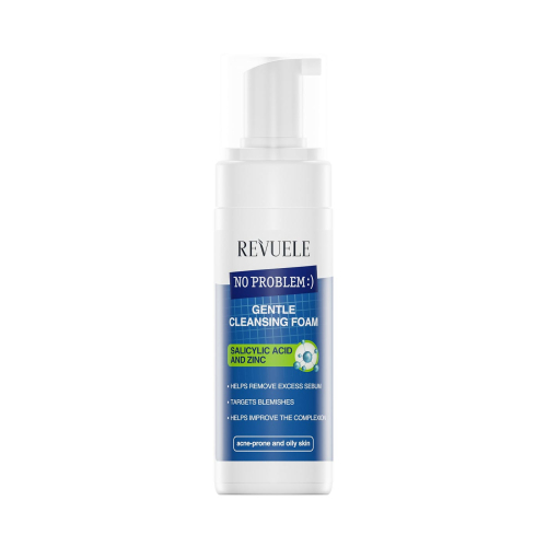 Revuele - *No Problem* - Espuma de limpeza facial suave com ácido salicílico e zinco - Pele oleosa e com tendência a acne