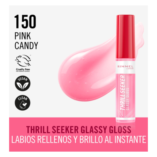 Rimmel London - Brilho labial Thrill Seeker - 150: Pink Candy