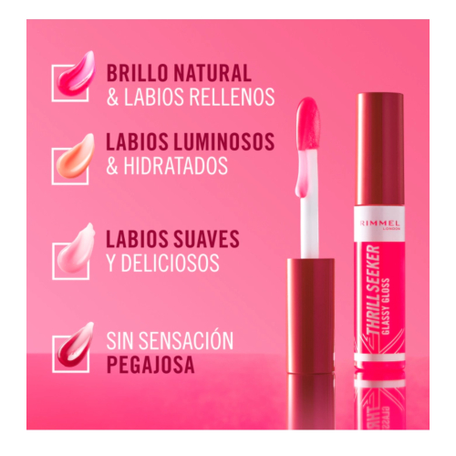 Rimmel London - Brilho labial Thrill Seeker - 150: Pink Candy
