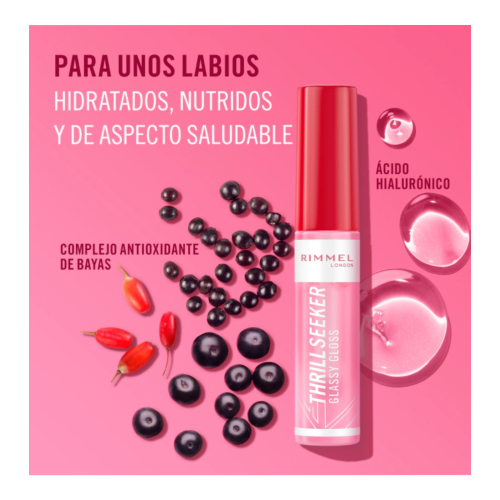 Rimmel London - Brilho labial Thrill Seeker - 150: Pink Candy
