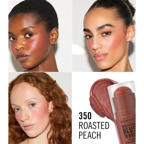 Rimmel London - Blush em stick Multitasker Blush 'N' - 350: Roased Peach