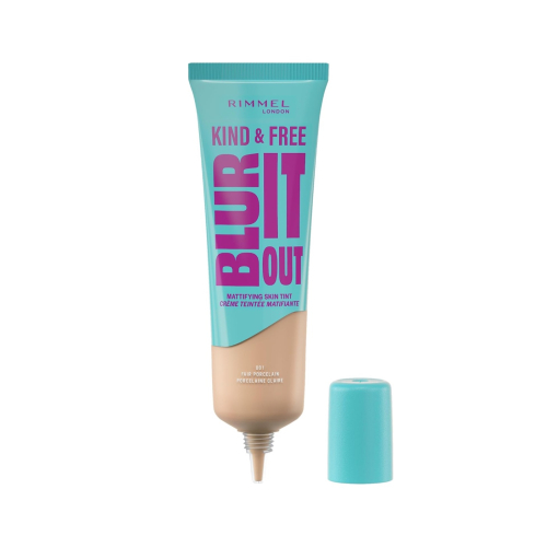 Rimmel London - *Kind & Free* - Base Matificante Blur It Out - 001: Fair Porcelain
