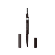 Rimmel London - Lápis de sobrancelha com pincel Brow this way - 004: Soft Black