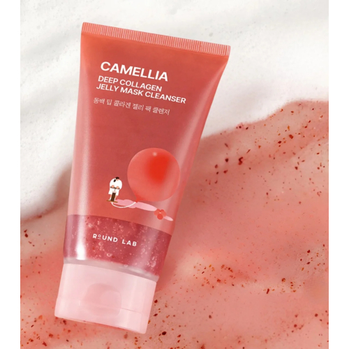 Round Lab - *Camellia* - Limpador facial Deep Collagen Jelly