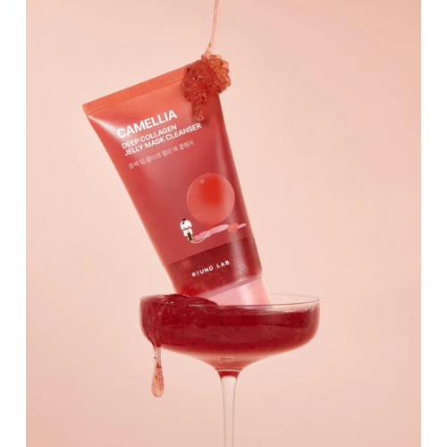 Round Lab - *Camellia* - Limpador facial Deep Collagen Jelly