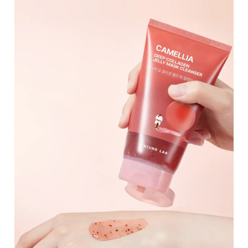 Round Lab - *Camellia* - Limpador facial Deep Collagen Jelly
