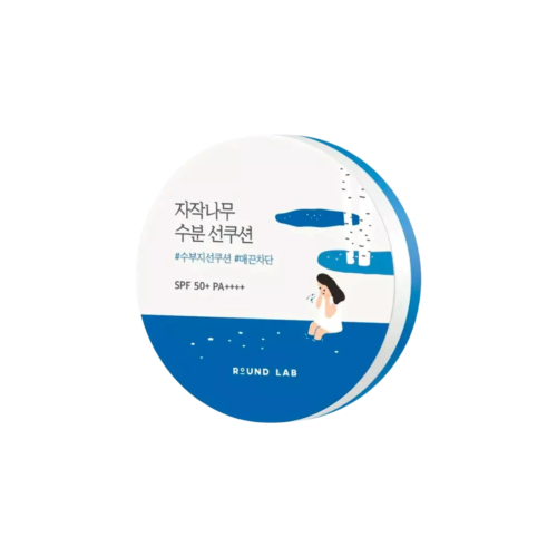 Round Lab - Protetor solar facial em cushion Birch Juice SPF 50