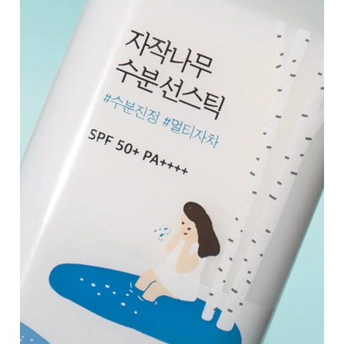 Round Lab - Protetor solar facial em bastão Birch Juice Moisturizing Sun Stick SPF 50+ PA++++