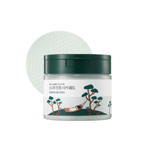 Round Lab - Tônico Hidratante e Esfoliante em Discos com CICA de Pinheiro - Pele Sensível