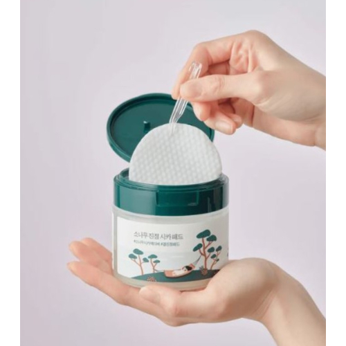 Round Lab - Tônico Hidratante e Esfoliante em Discos com CICA de Pinheiro - Pele Sensível