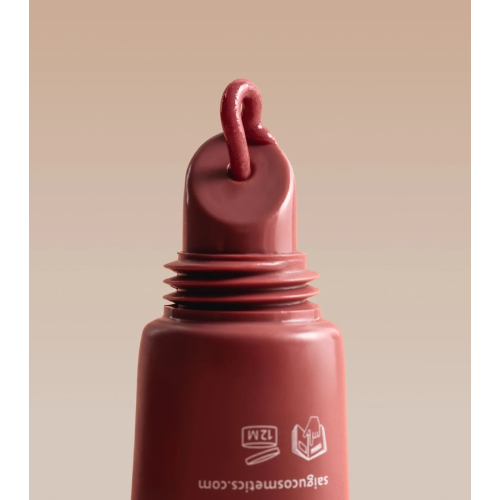 Saigu Cosmetics - Bálsamo labial hidratante com efeito brilhante - Brownie