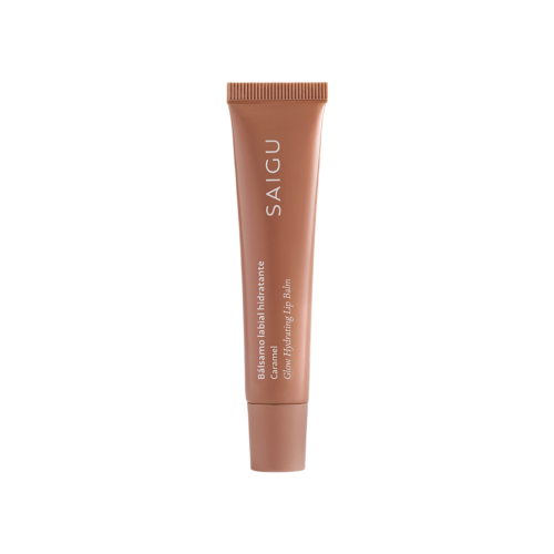 Saigu Cosmetics - Bálsamo labial hidratante com efeito brilhante - Caramel