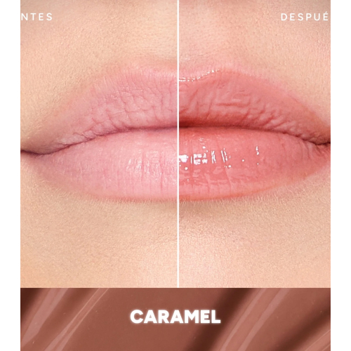 Saigu Cosmetics - Bálsamo labial hidratante com efeito brilhante - Caramel