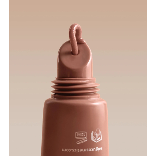 Saigu Cosmetics - Bálsamo labial hidratante com efeito brilhante - Caramel