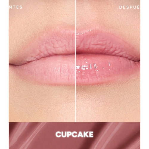 Saigu Cosmetics - Bálsamo labial hidratante com efeito brilhante - Cupcake