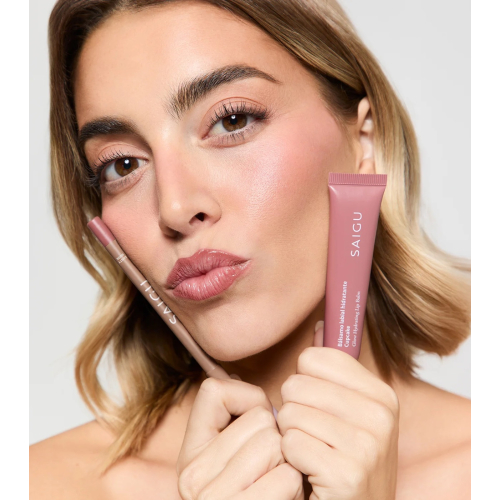 Saigu Cosmetics - Bálsamo labial hidratante com efeito brilhante - Cupcake