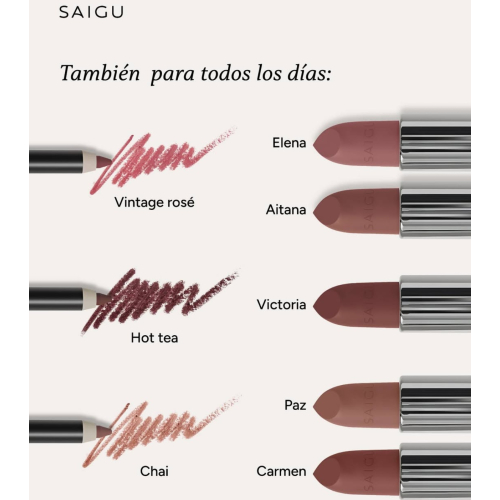 Saigu Cosmetics - Batom Velvet - Carmen