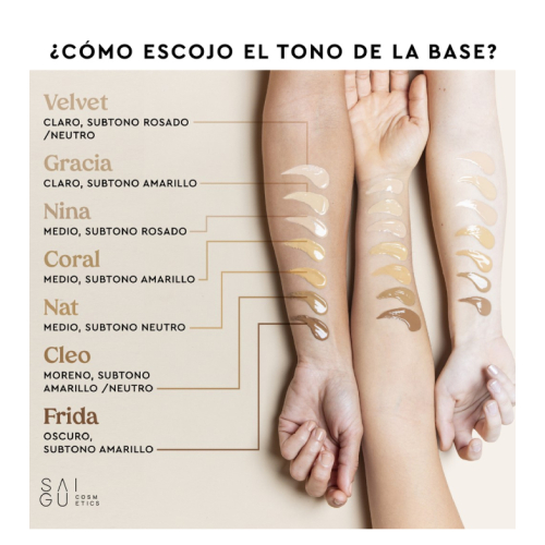 Saigu Cosmetics - Base líquida - Cleo