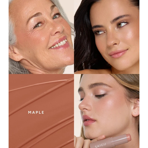 Saigu Cosmetics - Colorete em stick Melting Blush - Maple