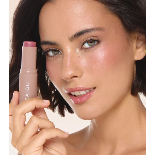 Saigu Cosmetics - Colorete em stick Melting Blush - Mauve