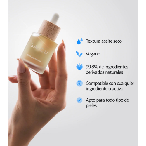Saigu Cosmetics - Elixir Multiativo Renovador da Meia-Noite