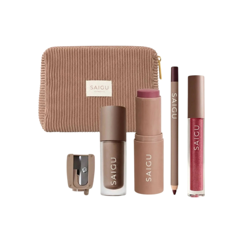 Saigu Cosmetics - *Golden Plum* - Conjunto de maquilhagem - Full Golden Plum