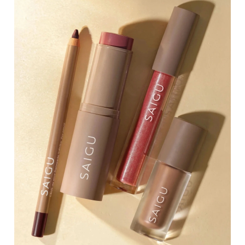 Saigu Cosmetics - *Golden Plum* - Conjunto de maquilhagem - Full Golden Plum