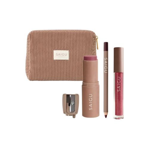 Saigu Cosmetics - *Golden Plum* - Conjunto de maquilhagem - Golden Plum Essentials