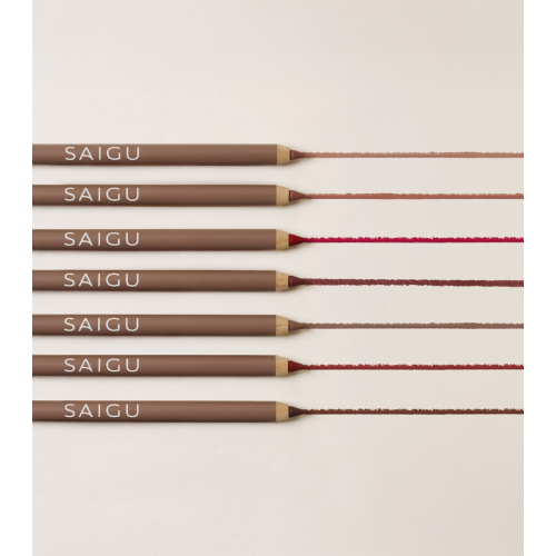 Saigu Cosmetics - Lápis Labial Silky Lining - Rich Brown