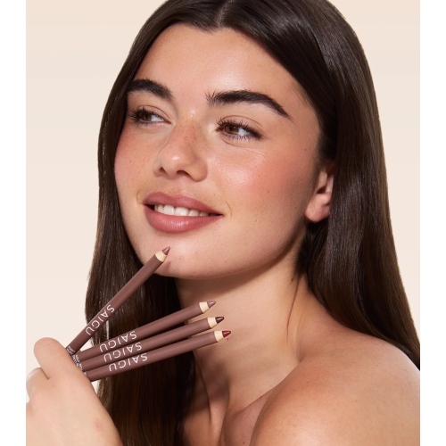 Saigu Cosmetics - Lápis Labial Silky Lining - Rich Brown
