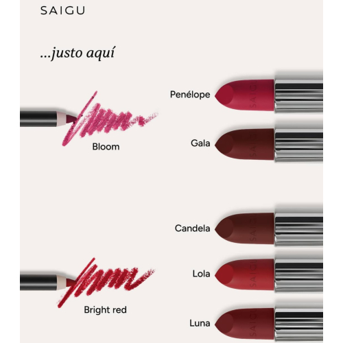 Saigu Cosmetics - Batom - Vintage Rosé