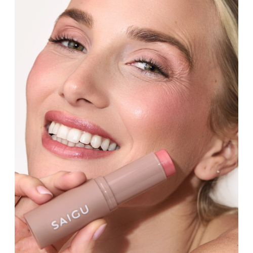 Saigu Cosmetics - *Mediterranean Glow* - Blush em bastão Melting Blush - Pink Pomelo