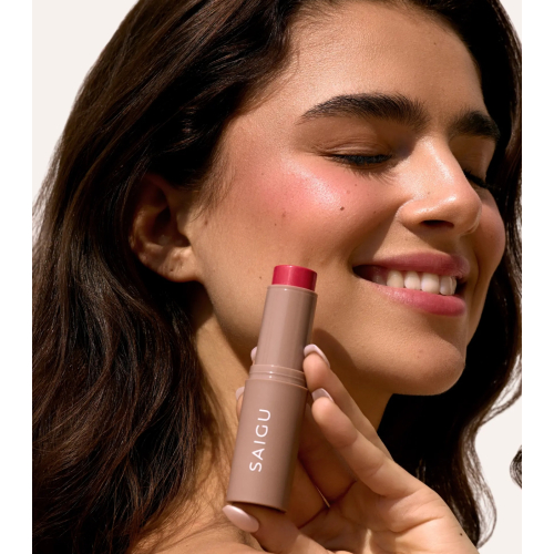 Saigu Cosmetics - *Mediterranean Glow* - Blush em bastão Melting Blush - Wild Hibiscus