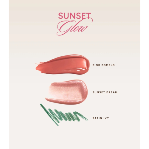 Saigu Cosmetics - *Mediterranean Glow* - Conjunto de maquiagem Sunset Glow