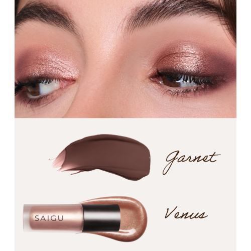 Saigu Cosmetics - Sombra Líquida One Touch Matte - Garnet