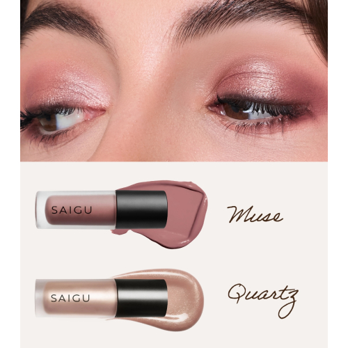 Saigu Cosmetics - Sombra Líquida One Touch Matte - Muse