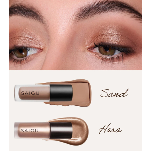 Saigu Cosmetics - Sombra Líquida One Touch Matte - Sand