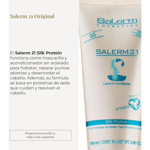 Salerm - *Salerm 21* - Condicionador Leave-in Silk Protein - 100ml
